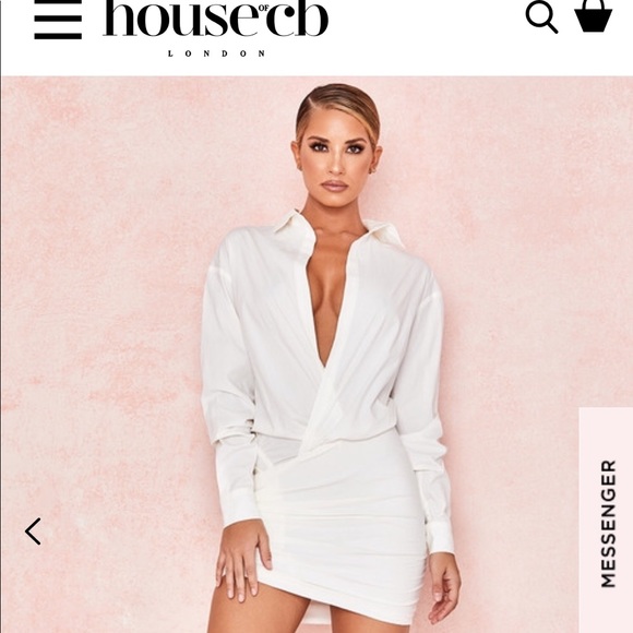 house of cb shirt dress